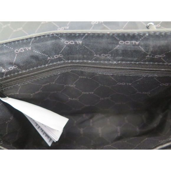 Aldo Black Top Handle Clutch/Crossbody w/Removable Strap - Picture 3 of 10
